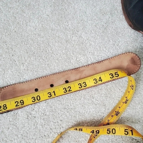 Gucci Green & Red Web Canvas Belt Leather Trim Gold Horsebit Buckle Unisex - Picture 13 of 13